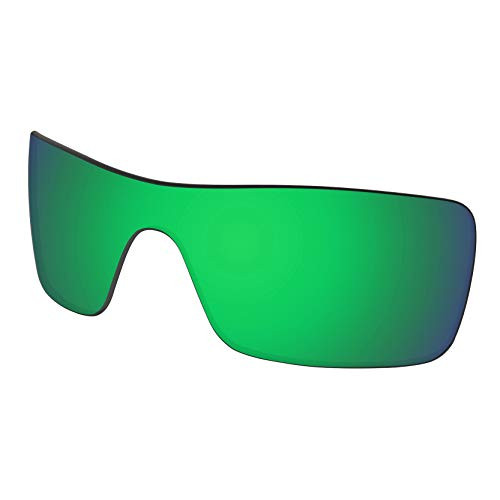 Predrox Green Mirror Batwolf Lenses Replacement for Oakley Sunglass OO9101 Polarized