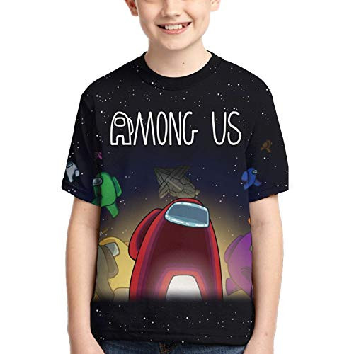 Game Short Sleeve Tee Tops Shirt Youth Boys Girls 3D Printing T-Shirt 1-M Game Short Sleeve Tee Tops Shirt Youth Boys Girls 3D Printing T-Shirt 1-M