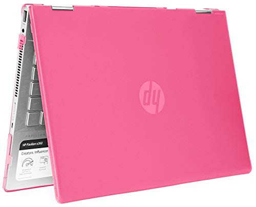 mCover Hard Shell Case for 14 inch HP Pavilion X360 14-CDxxxx   14-DDxxxx Series Convertible 2-in-1 laptops  Pink