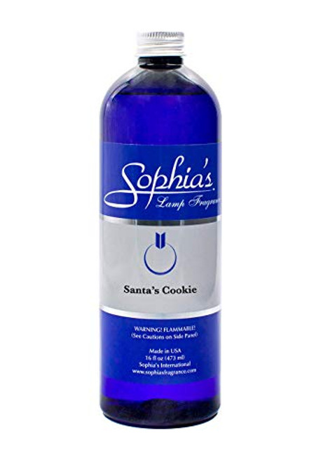 Sophia s Santa s Cookies Fragrance Oil   Refill for Effusion Lamp   Fragrance Oil Purifying and Diffusing Scent for Your Home   16 Fluid Ounces of Catalytic Scented Oil Made in USA