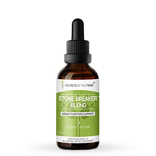 Stone Breaker Blend Alcohol Extract  Tincture  Stonebreaker  Burdock  Yucca  Goldenrod  Horsetail Tribulus. Kidney Function Support  2 FL OZ