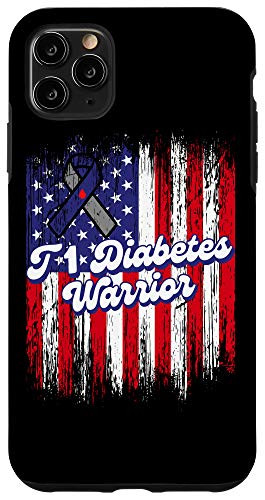 iPhone 11 Pro Max Type 1 Diabetes Awareness Medical T1D Warrior Survivor Case