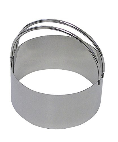 R&M International 1744 Stainless Steel 3-1/4" Round Biscuit Cutter with Handle, 1-Piece