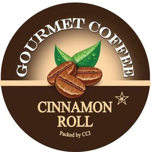 Cinnamon Roll Flavored Gourmet Coffee  35 Single Serve Cups