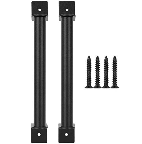 CHICIRIS Carbon Steel Barn Door Handle  Heavy Duty Pull Handle for Sliding Barn Doors Gates Garages Sheds with Accessories