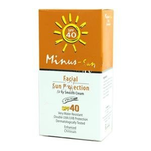Minus Facial Sun Protection SPF 40 White Color 25 g.  Free for You Beauty Gift