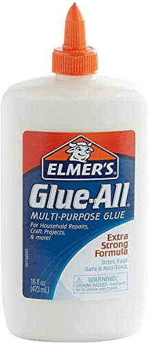 Elmer s E1321 Glue-All Multi-Purpose Liquid Glue  Extra Strong  16 Ounces  1 Count  .1 Pack  16 Oz