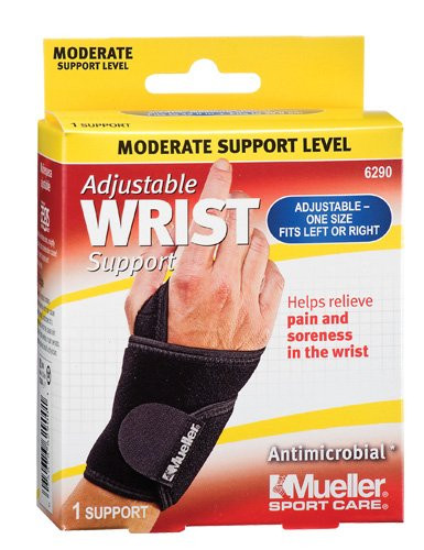 Mueller Sport Care Adjustable Wrist Support Moderate  each by Mueller Sport Care  Pack of 2