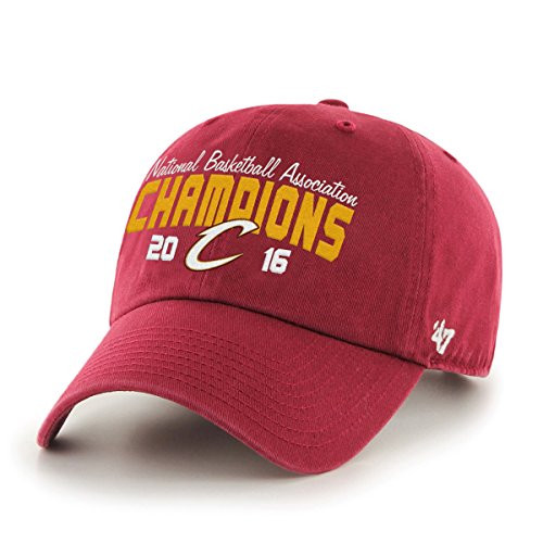 NBA Cleveland Cavaliers 2016 Champions  47 Clean Up Adjustable Hat  One Size  Cardinal