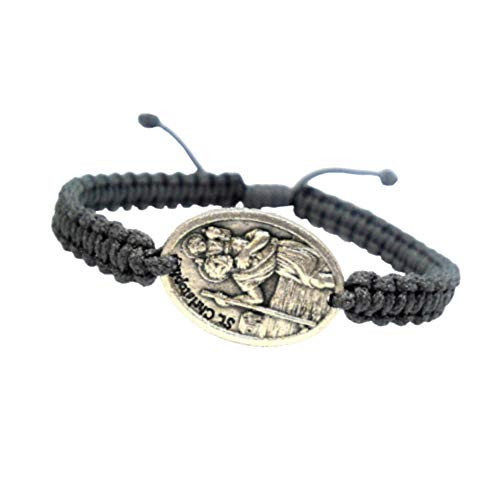 St Christopher Bracelet  Catholic Saint Medal Protection Bracelet For Men Women Kids