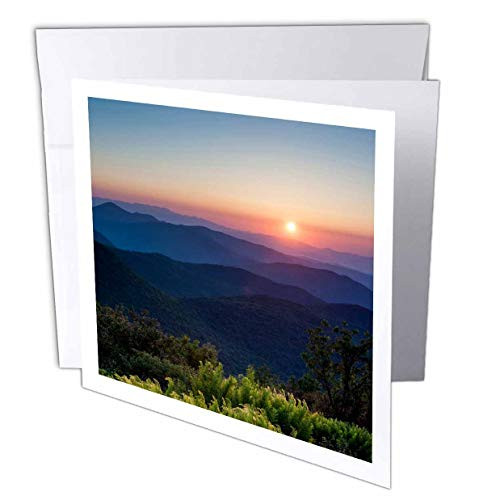 3dRose Danita Delimont - Sunrises - Sunrise at Tennant Mountain Area Blue Ridge Parkway North Carolina - 6 Greeting Cards with envelopes gc_206052_1 3dRose Danita Delimont - Sunrises - Sunrise at Tennant Mountain Area Blue Ridge Parkway North Carolina - 6 Greeting Cards with envelopes gc_206052_1