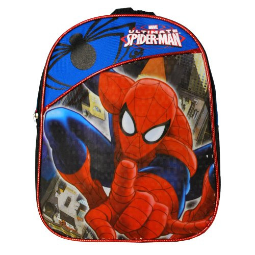 Animewild Marvel Ultimate Spider-Man Mini Blue Backpack