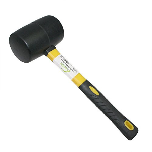 Kaufhof HM0032 32 oz Rubber Mallet with Fiberglass Handle