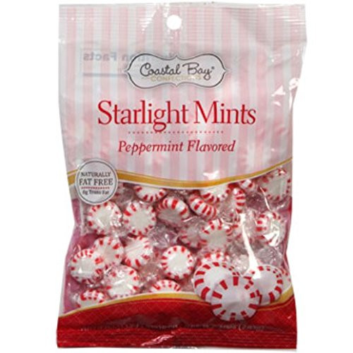 Coastal Bay Starlight Mints~Peppermint~10 ounce Bag Pack of 3 Coastal Bay Starlight Mints~Peppermint~10 ounce Bag Pack of 3