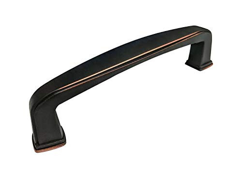 5 Pack Dark Oil Rubbed Bronze Kitchen Cabinet Drawer Hardware Square Knobs Handle Pulls 81091  Pull 76MM 3 inch