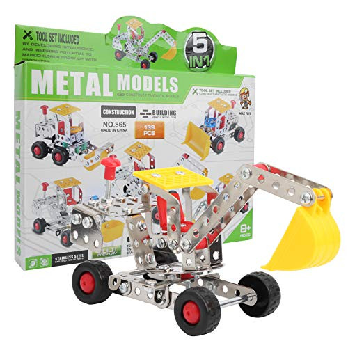 Qioniky DIY Building Block  Durable Assembling Building Blocks  Engineering Car Model  Boys and Girls for Boys Gifts Kids 865