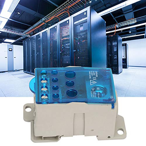 Power Junction Box Iron Plated Din Rail Distribution Box Terminal Block Universal UKK-400A Power for High Voltage Cabinets Distribution Boxes