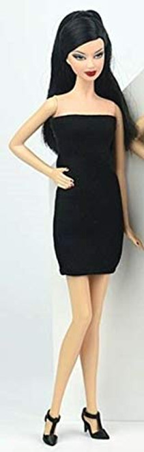 New For Barbie Little Black Barbie Dress For Barbie Clothes For Barbie Doll Two New For Barbie Little Black Barbie Dress For Barbie Clothes For Barbie Doll Two