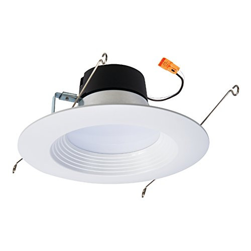 HALO LT560WH6950 5" and 6" White 90CRI, 5000K, Integrated LED Recessed Retrofit Baffle Trim LED Module, White