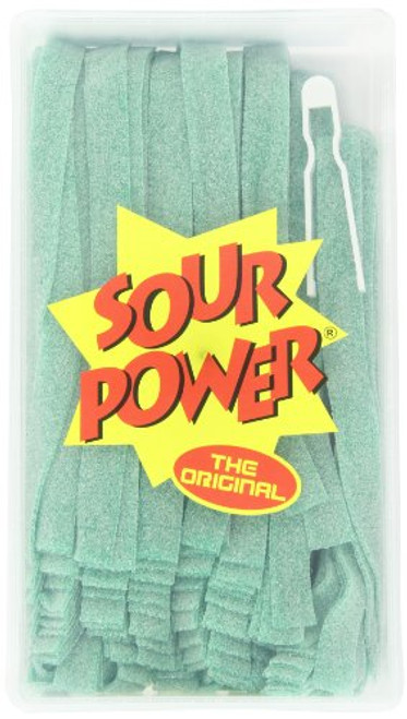 Sour Power Belts  Green Apple  150-Count Belts   42.3-Ounce Tub