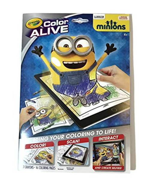 Crayola Color Alive Animated Minions Pages Crayola Color Alive Animated Minions Pages