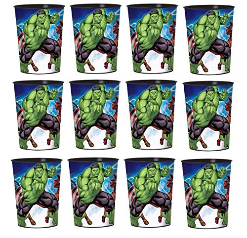 New Movie Lot of 12 Avengers 16oz Party Plastic Cup ~Party Favor Supplies~ by BirthdayExpress