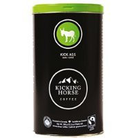 Kicking Horse Whole Bean Coffee  Kick Ass Dark Roast  12.3 Ounce Tins