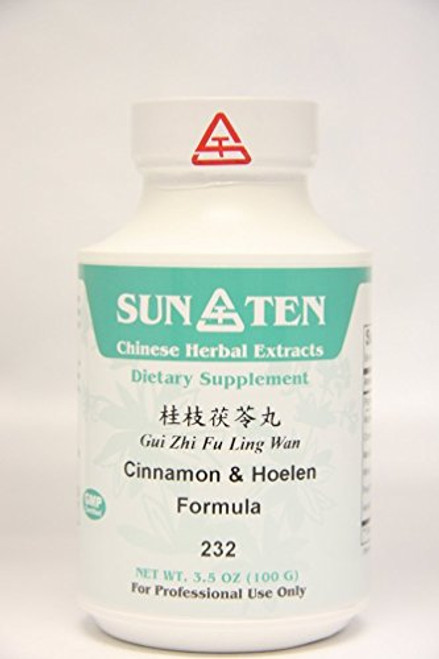 Sun Ten - Cinnamon  and  HOELEN Formula GUI Zhi Fu Ling Wan Concentrated Granules 100g 232 by Baicao