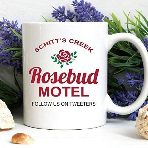 Schitt s Creek Rosebud Motel Mug David Rose Moira Rose Funny Coffee Mug Christmas Gifts for Friends Schitt s Creek Gift - 15oz LARGE MUG