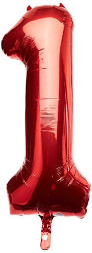 Anagram Balloons 2827401 Foil Balloon, 34", Red