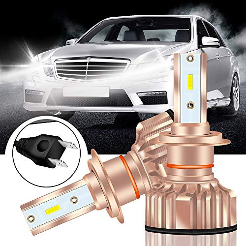 KaiDengZhe H7 Super Bright LED Headlight Bulb Xenon White 85W 6000K Car LED Front headlights bulb Halogen Headlight Replacement Low High Beam Conversion Kit with Cooling Fan pack of 2 KaiDengZhe H7 Super Bright LED Headlight Bulb Xenon White 85W 6000K Car LED Front headlights bulb Halogen Headlight Replacement Low High Beam Conversion Kit with Cooling Fan pack of 2