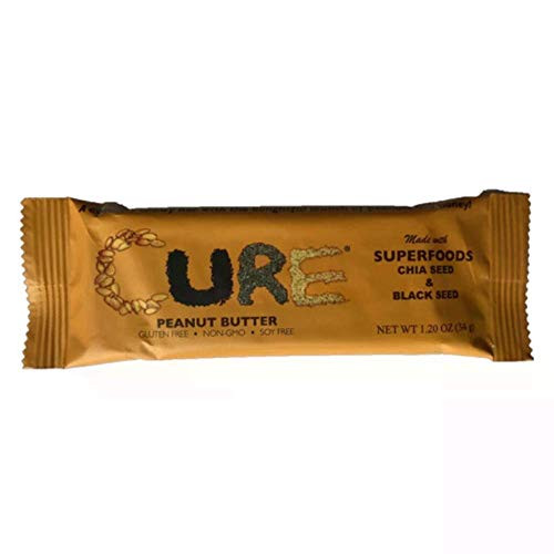 CURE    Peanut Butter     Pack of 06 Bars      34g 1.20oz