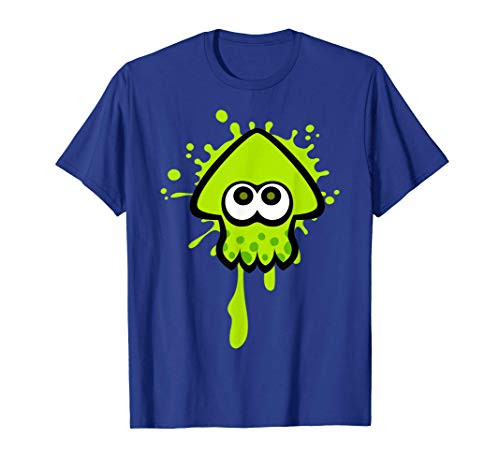 Nintendo Splatoon Green Inkling Squid Splat Graphic T-Shirt T-Shirt