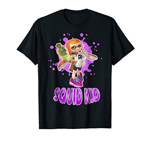Nintendo Splatoon Squid Kid Pink Splat Graphic T-Shirt