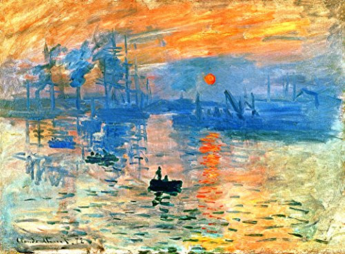 Arts Puzzle Famous Painting Impression Sunrise Claude Monet 500-Pieces