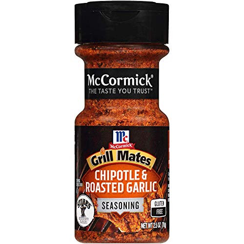 McCormick Grill Mates Chipotle  and  Roasted Garlic Seasoning  2.5 OZ  Pack - 2