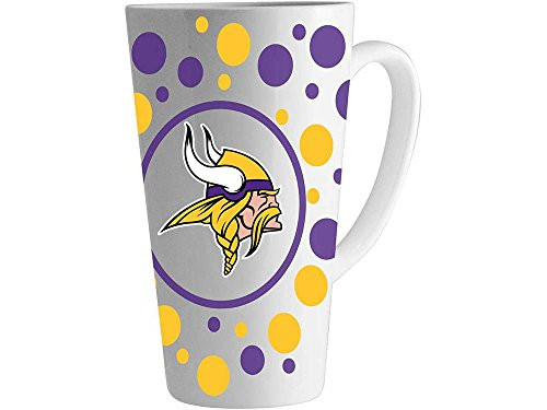 NFL Minnesota Vikings 16-Ounce White Latte Mug NFL Minnesota Vikings 16-Ounce White Latte Mug