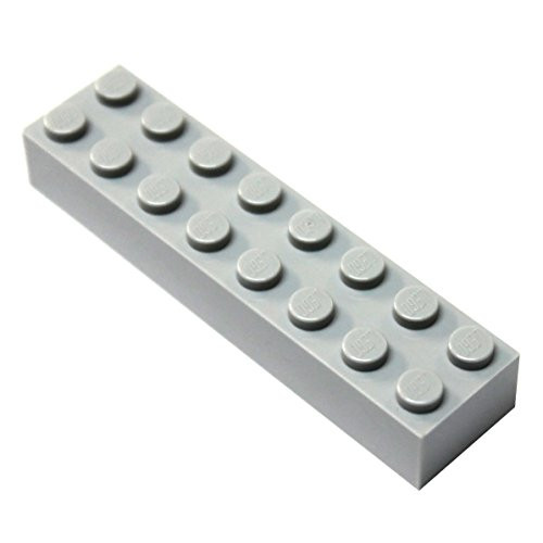 LEGO Parts and Pieces  Light Gray  Medium Stone Grey  2x8 Brick x20