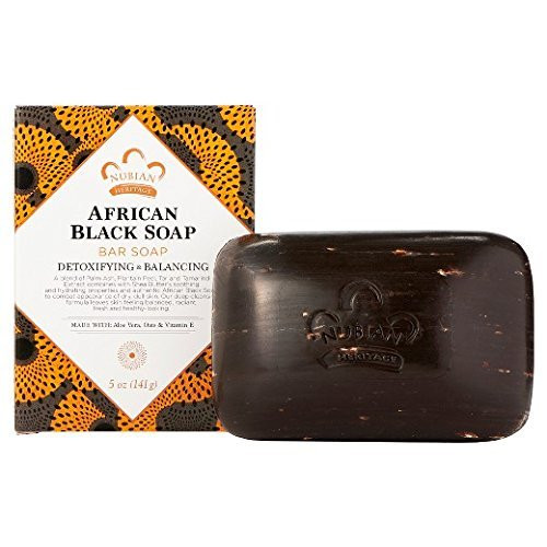 Nubian Heritage Sundial Creations Nubian Heritage African Black Soap with Shea Butter Oats and Aloe Deep Cleansing  3 Count Nubian Heritage Sundial Creations Nubian Heritage African Black Soap with Shea Butter Oats and Aloe Deep Cleansing  3 Count