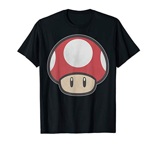 Nintendo Super Mario Mushroom Power-Up Graphic T-Shirt Nintendo Super Mario Mushroom Power-Up Graphic T-Shirt