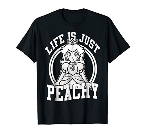 Nintendo Super Mario Princess Peach Life Is Peachy T-Shirt Nintendo Super Mario Princess Peach Life Is Peachy T-Shirt