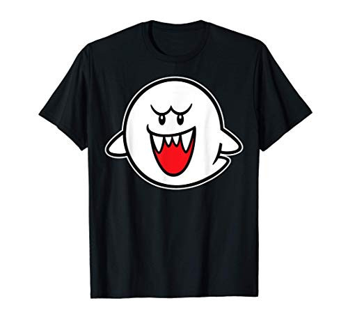 Nintendo Super Mario Boo Character Portrait Graphic T-Shirt T-Shirt