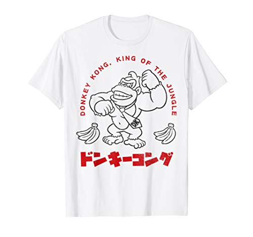 Super Mario Donkey Kong King Of The Jungle Kanji Portrait T-Shirt