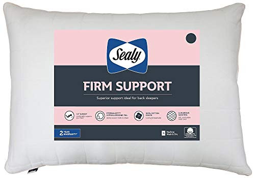 Sealy Firm Support Bed Pillow Jumbo White