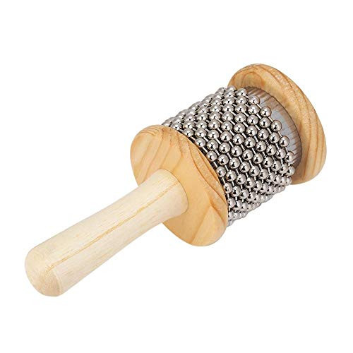 Wooden Cabasa Small Size Hand Shaker Cabasa Percussion Instrument for Student Kids