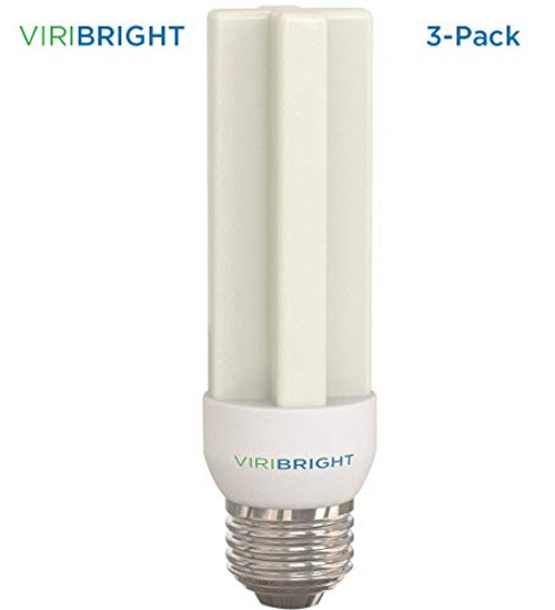 Viribright LED Non-Dimmable Frosted Light Bulb: 1500-Lumen, Warm White, 10-Watt (100-Watt Equivalent), E26 Medium Screw Base, 2700-Kelvin, 3-Pack