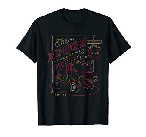 Marvel Deadpool Chimichangas Despicable Food Truck T-Shirt