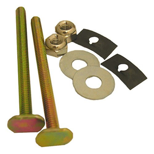 LASCO 04-3643 Solid Brass 1/4-Inch by 3-1/4-Inch with Nuts and Washers Toilet Bolts