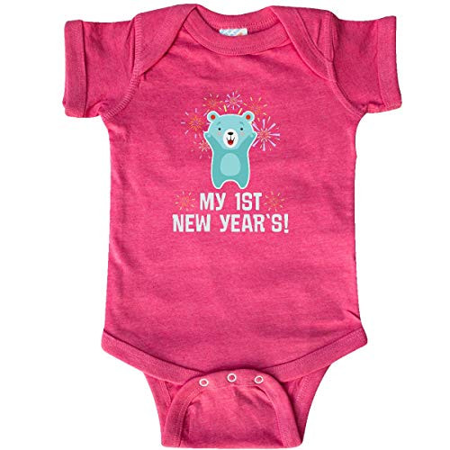 inktastic My 1st New Years Infant Creeper 18 Months Retro Heather Pink 39846