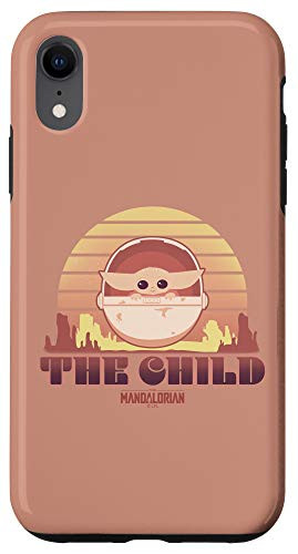 iPhone XR Star Wars  The Mandalorian The Child Retro Sun Cartoon Case